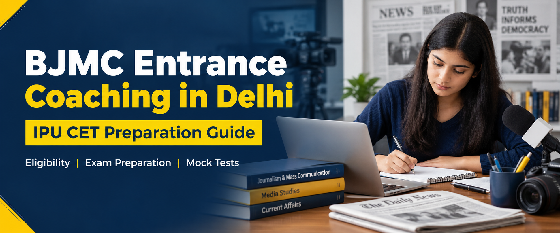 BJMC Entrance Coaching in Delhi: Smart Strategies for IPU CET Preparation